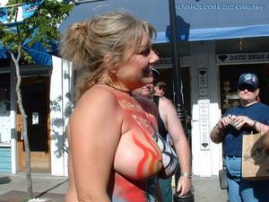 Sex fest public breasts